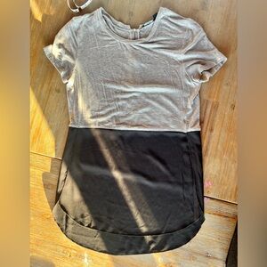 Unique tshirt with mix material